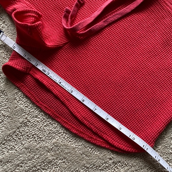 WORN ONCE Tna | Melrose Waffle Short Hibiscus Red - Picture 13 of 15